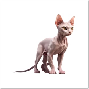 Sphynx cat Posters and Art